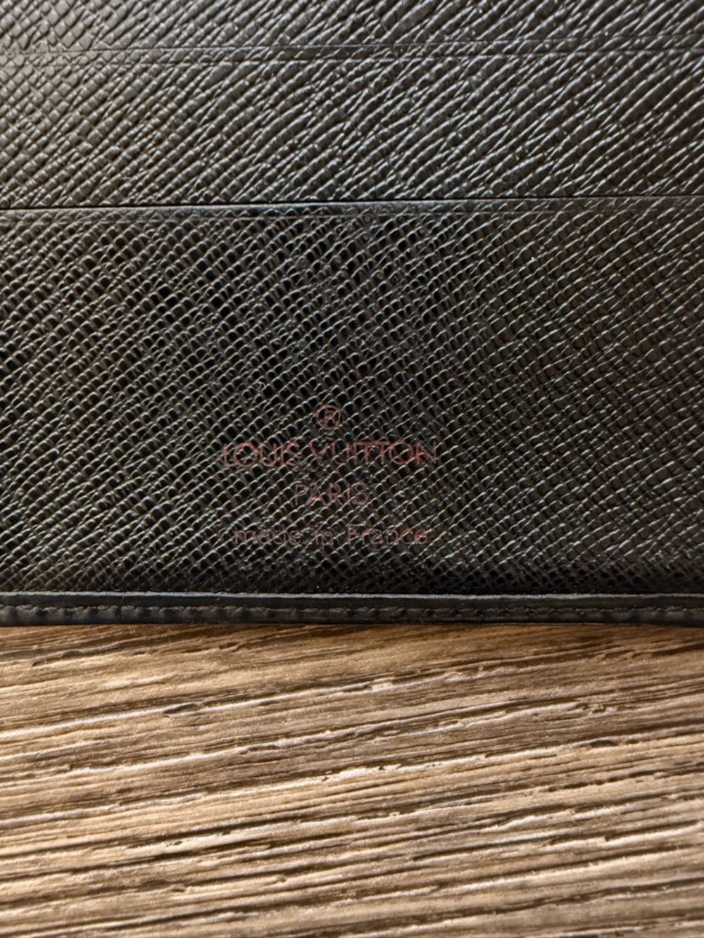 Authentic Louis Vuitton Black Epi Leather Snap Wallet (Made in France) - Picture 2 of 4